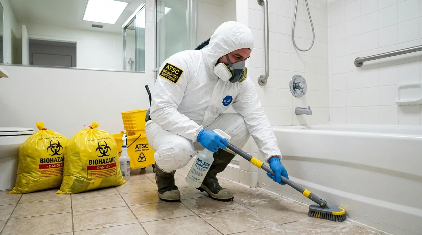 Decontamination equipment deployed for Blood Cleanup in Diboll